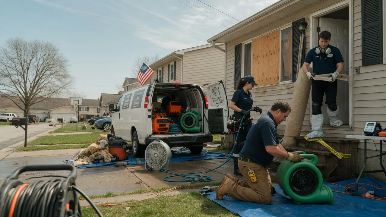 Water Damage Restoration in Glassport, PA near me